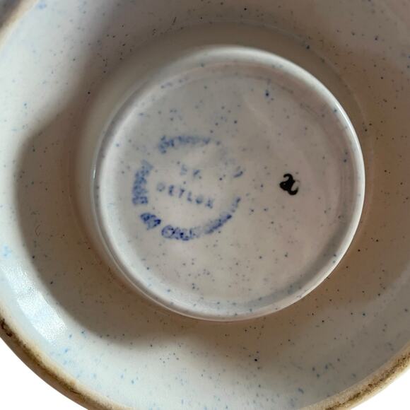 Poppytrail Vernon Coffee Pot Provincial Blue by Metlox Blue Farm Scene No Lid - Picture 9 of 16